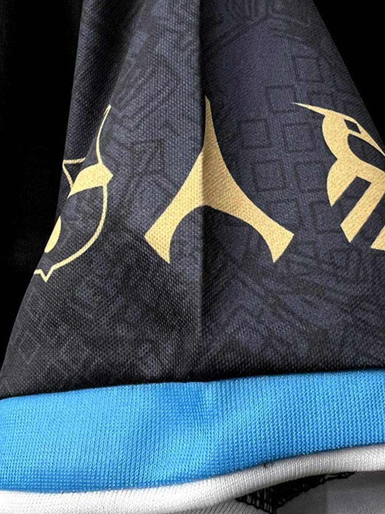 Détail manche maillot Argentine Pulga noir 2026 – références Barça PSG Inter Miami