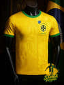 Maillot Foot Personnalisé Jésus Brésil - Ensemble T-shirt, Short, Chaussettes, Avec Nom Et Numéro - 11