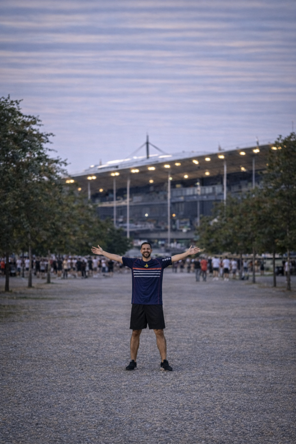Supporter français avec maillot de 98