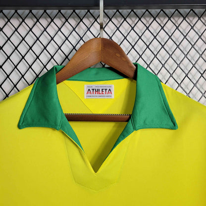 MAILLOT DU BRÉSIL "RÉTRO" JAUNE