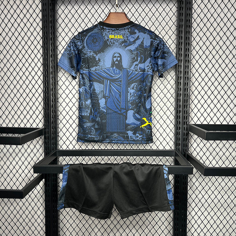 MAILLOT DU BRÉSIL "JÉSUS-CHRIST" JAUNE/NOIR