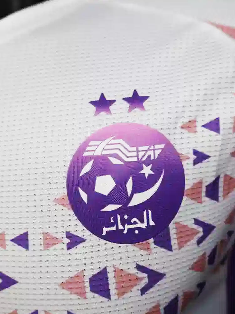 Logo Algérie rose et blanc