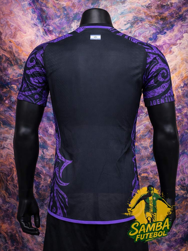 Maillot Argentine Jacaranda 2026 violet dos