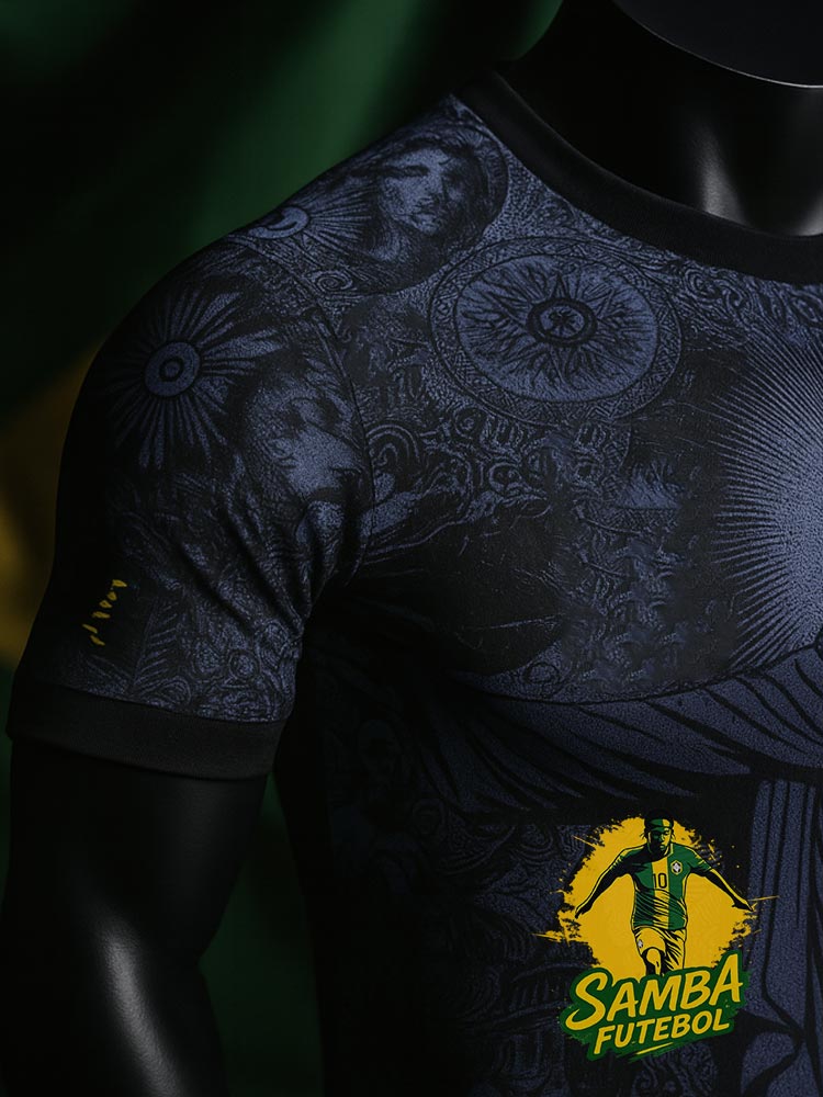 maillot du Brésil de Jésus-Christ, vue du côté droit