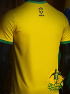 Dos du maillot du Brésil jaune de Jésus-Christ