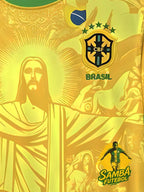 Logo du maillot du Brésil jaune de Jésus-Christ