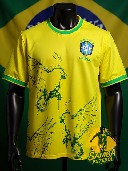Maillot Brésil 2025 2026 Léopard jaune Maillot Brésil 2025 2026 Léopard jaune