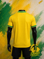 Maillot de foot Brésil jaune vue de dos