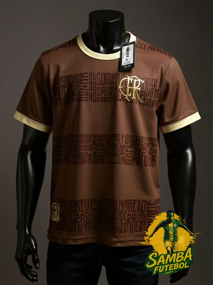 Maillot spécial marron de Flamengo, vue de face