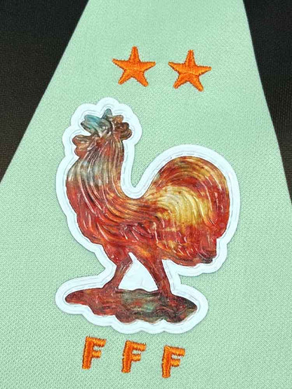 Maillot de la France Hollywood Coupe du Monde 2026 Samba Futebol vue du logo