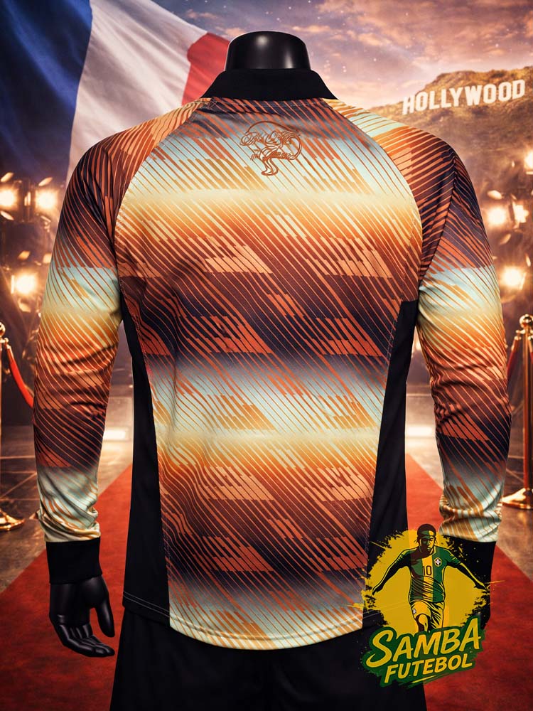 Maillot de la France Hollywood Coupe du Monde 2026 Samba Futebol vue de dos