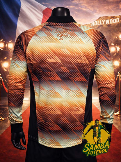 Maillot de la France Hollywood Coupe du Monde 2026 Samba Futebol vue de dos