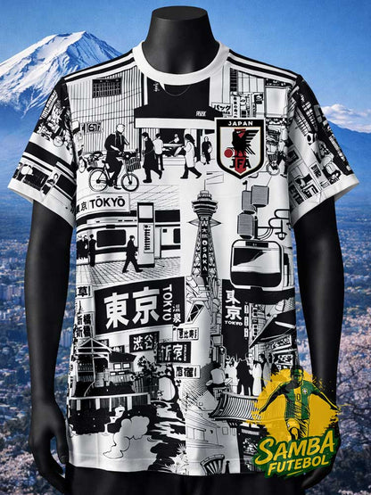 Maillot du Japon "Tokyo/Osaka" noir