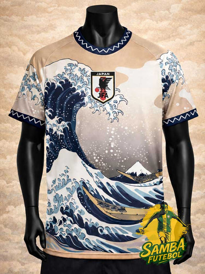 MAILLOT JAPON "LA GRANDE VAGUE DE KANAGAWA"