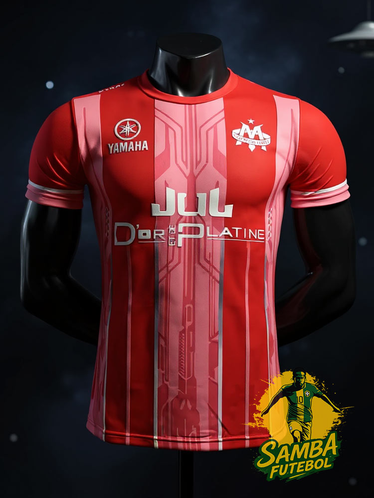 Maillot rouge de l'Olympique de Marseille feat. Jul