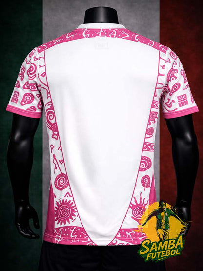 Maillot du Mexique "Ritual" rose et blanc