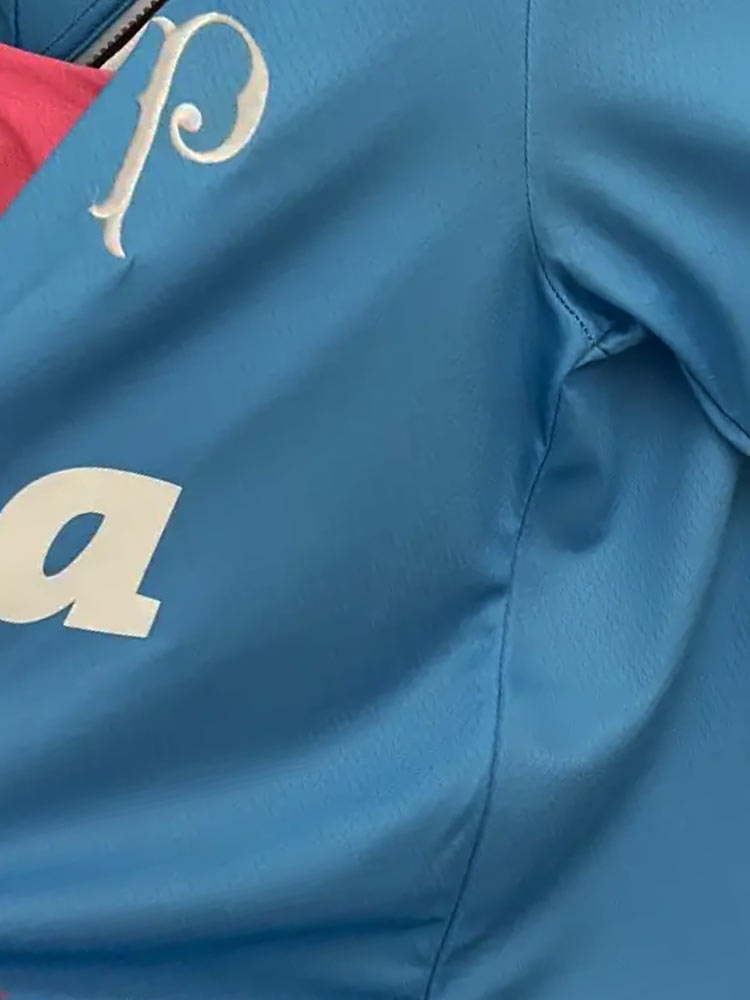 Maillot de Palmeiras bleu et rose
