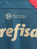 Devise sur le maillot de Palmeiras bleu et rose