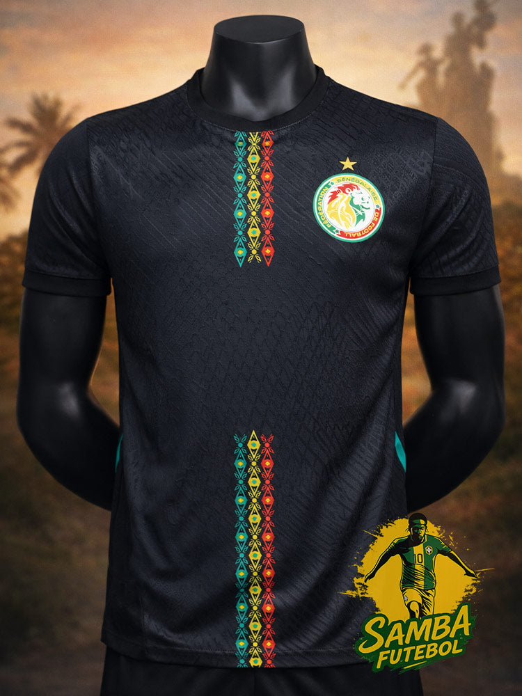 Maillot du Sénégal noir aux couleurs de l'Afrique