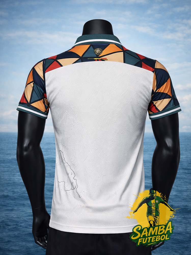 Maillot Sénégal blanc avec carte du pays
